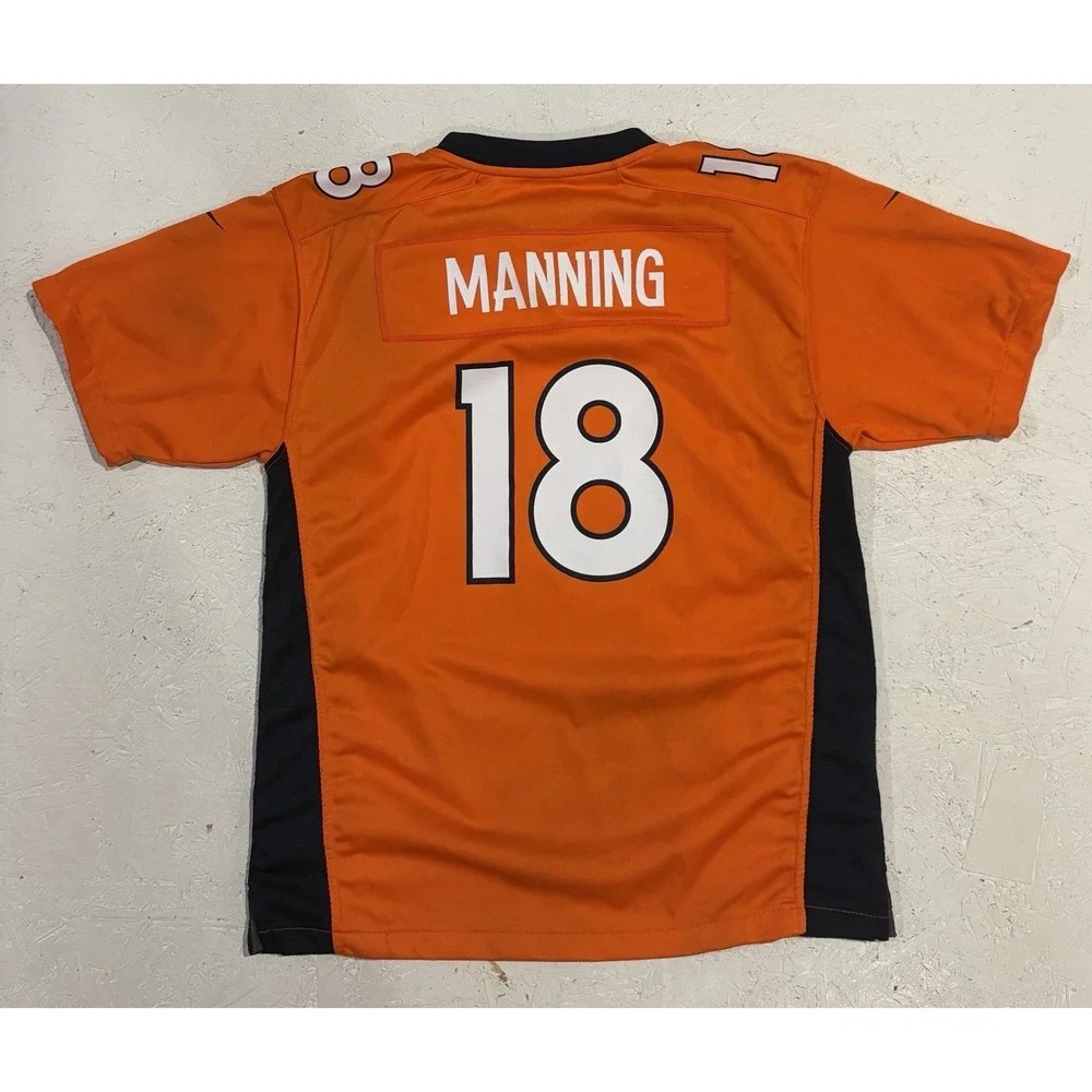Nike NFL On Field Peyton Manning 18 Denver Broncos Youth Jersey Size XL Football